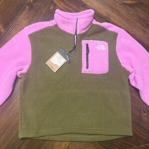The North Face Women’s Yumiori ¼-Zip Olive/Dragonfruit